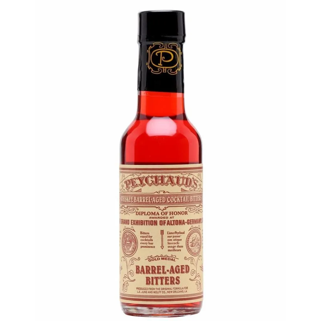 Peychaud's Whiskey Barrel Aged Aromatic Bitters (5oz)