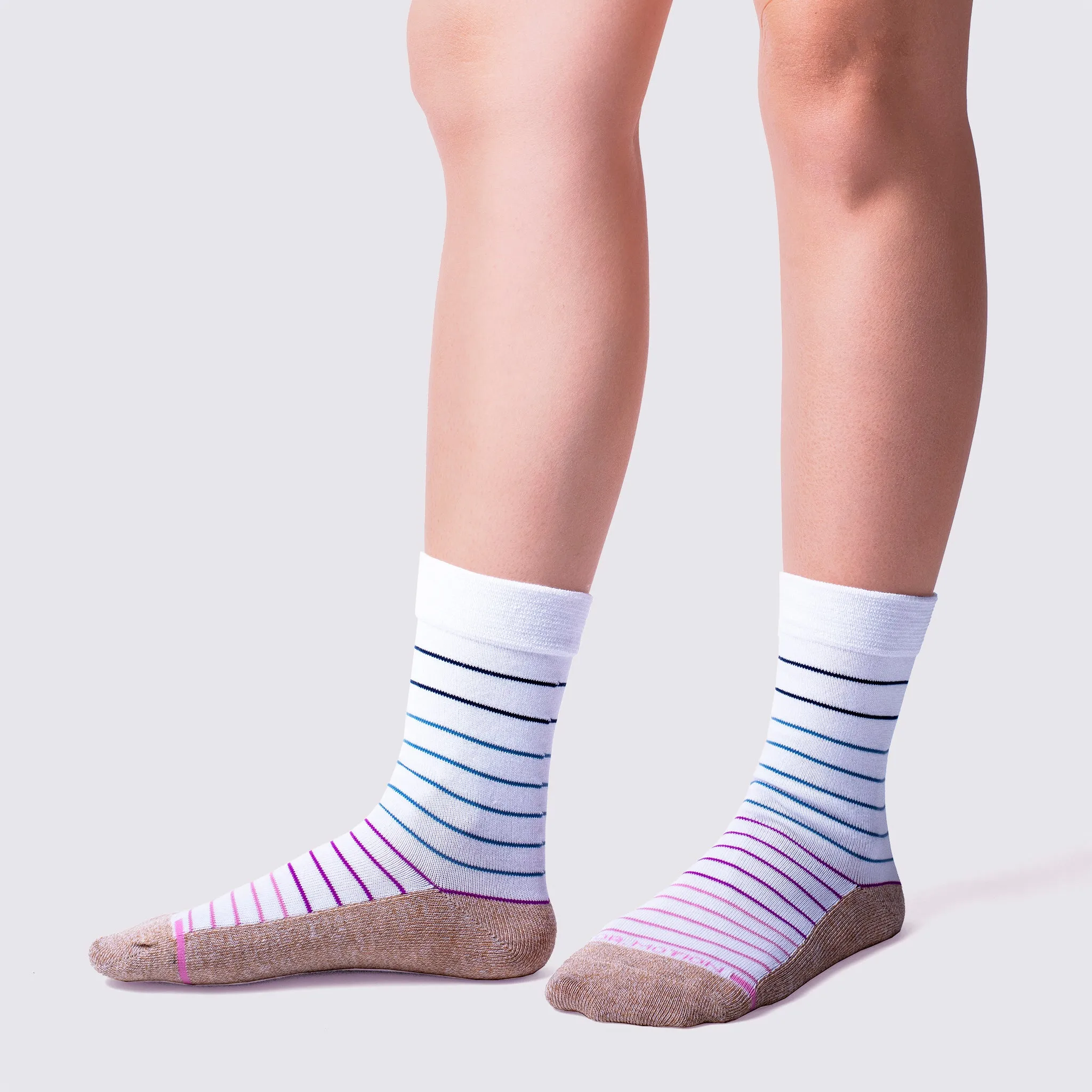 Pin Stripe | Diabetic Socks For Women