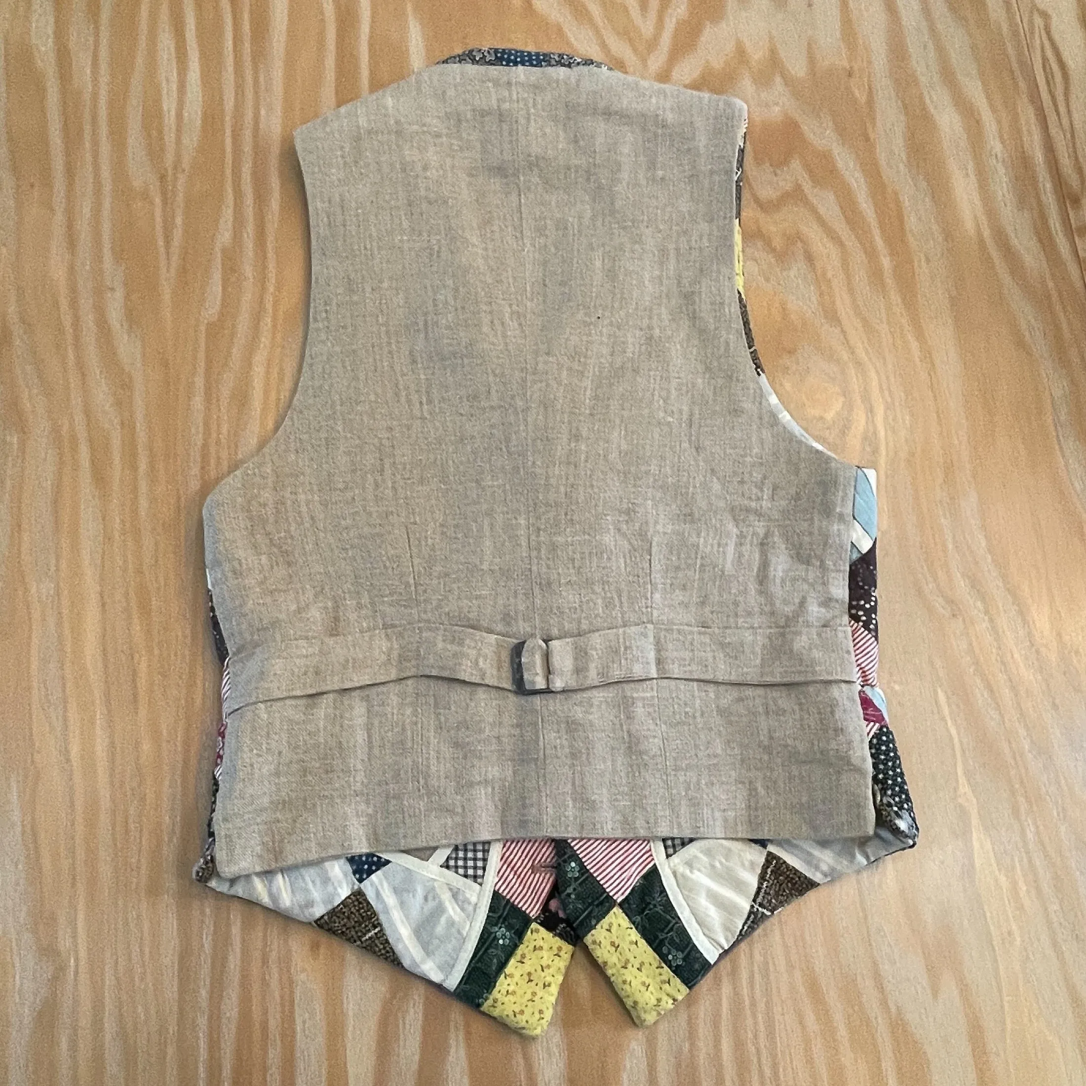 Ralph Lauren Vintage/Antique Patchwork Vest, OOAK Quilt Vest SZ 4/XS/S