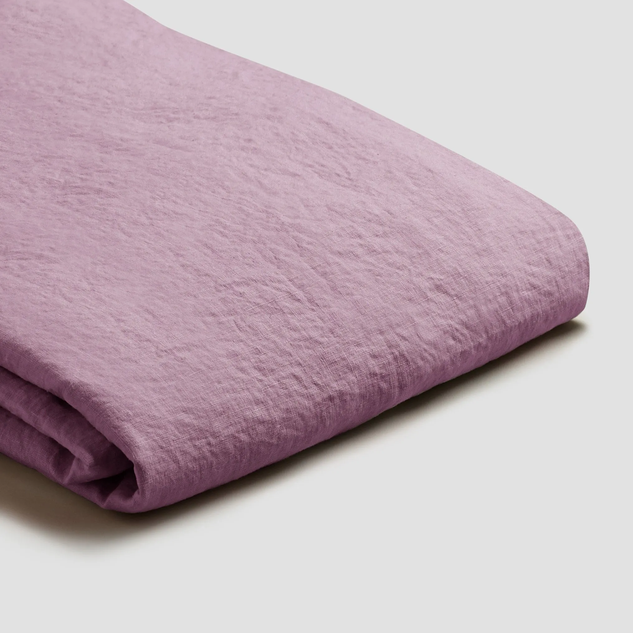 Raspberry 100% Linen Fitted Sheet