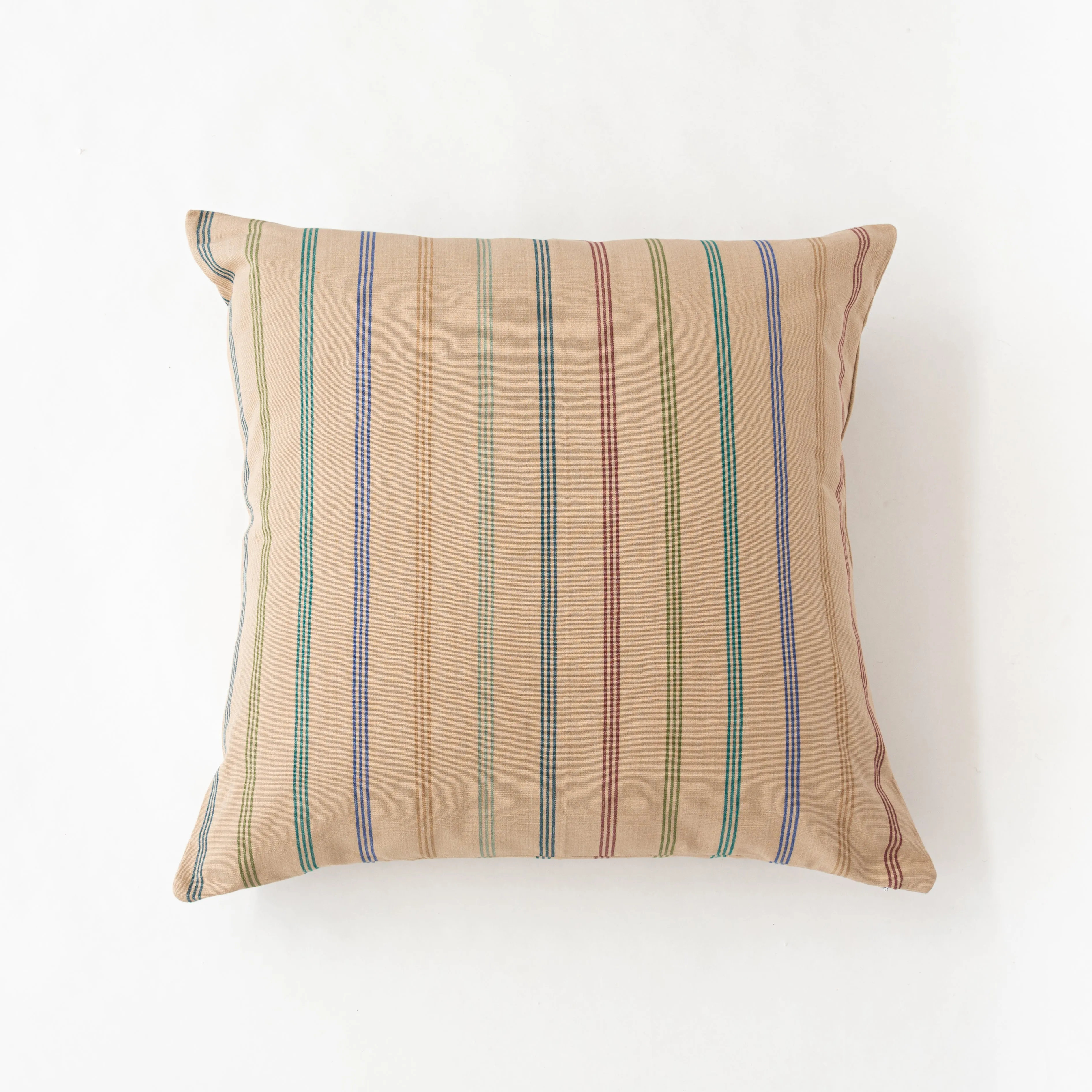 Sage Stripe Square Pillow - 18" x 18"