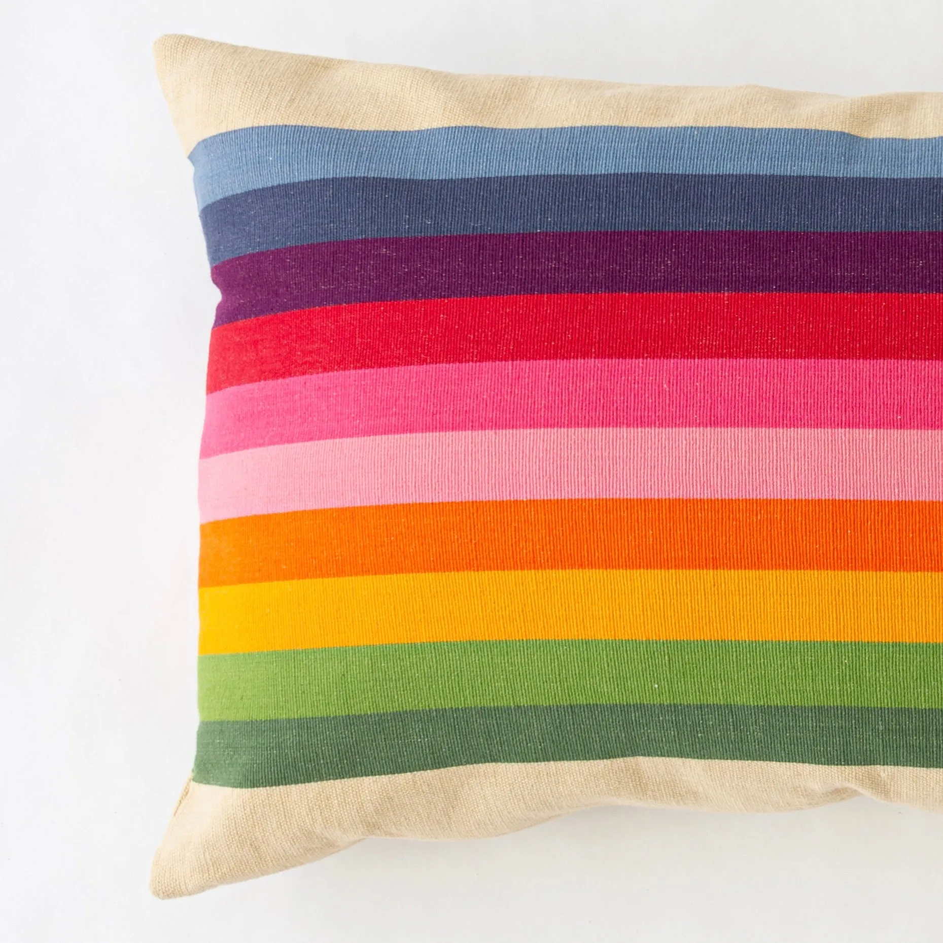 Spectrum Pink Stripe Bolster Pillow 16"x 26"