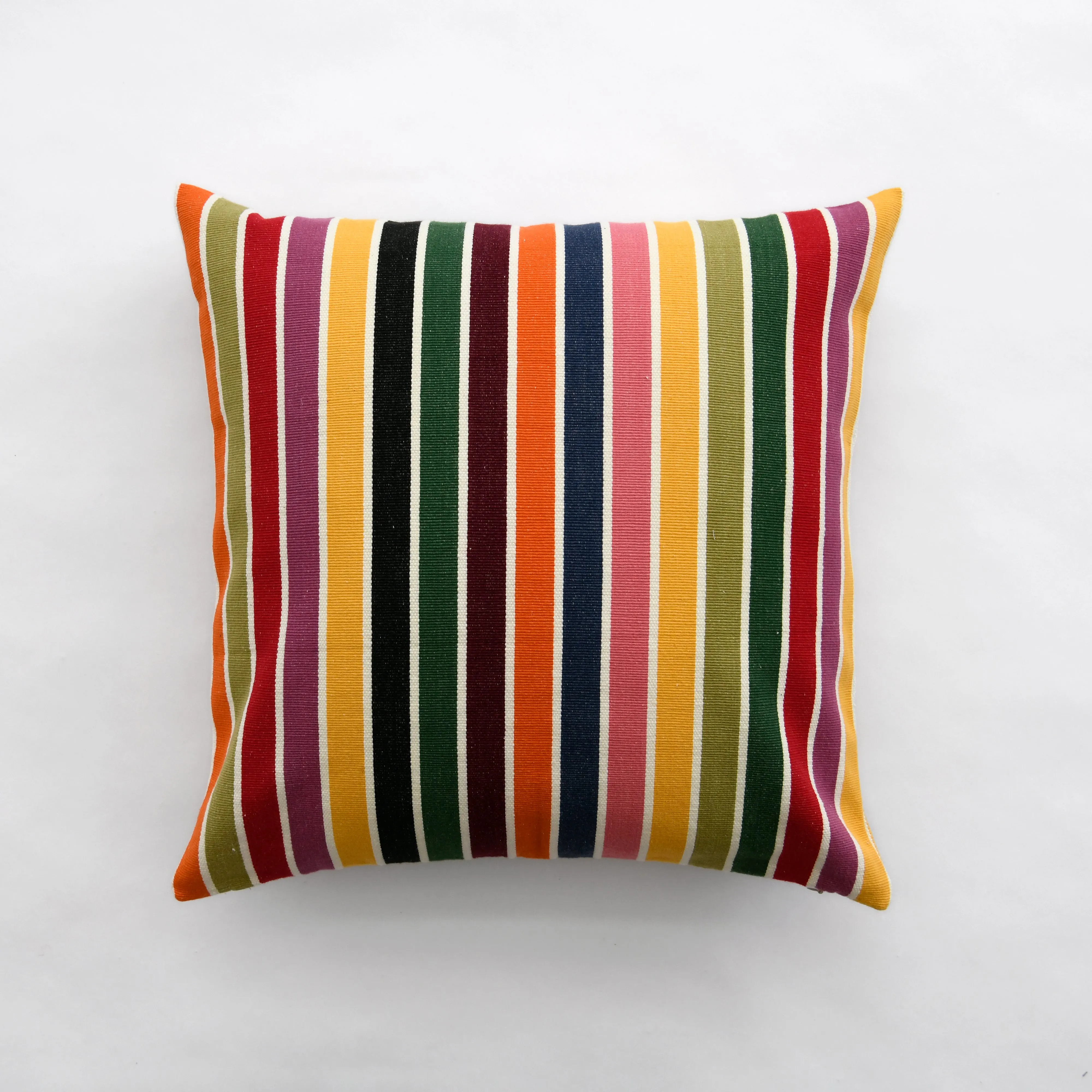 Spring Stripe Square Pillow 16"x 16"