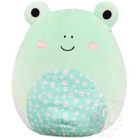 Squishmallow 12 Inch Fritz the Frog Floral Plush Toy