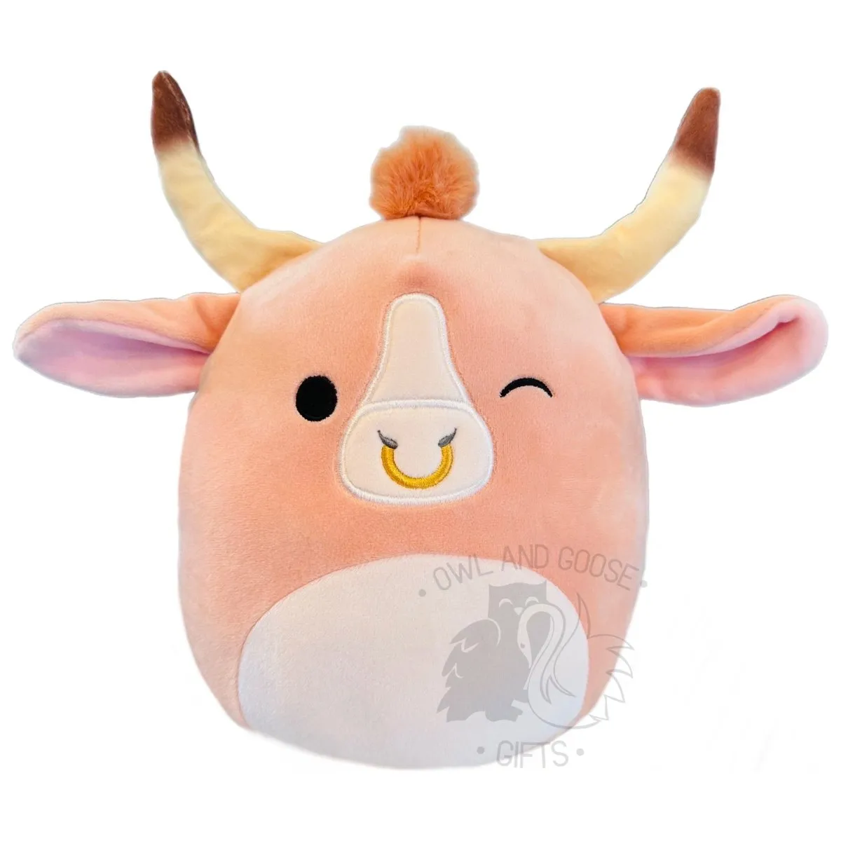 Squishmallow 12 Inch Howland the Bull Plush Toy