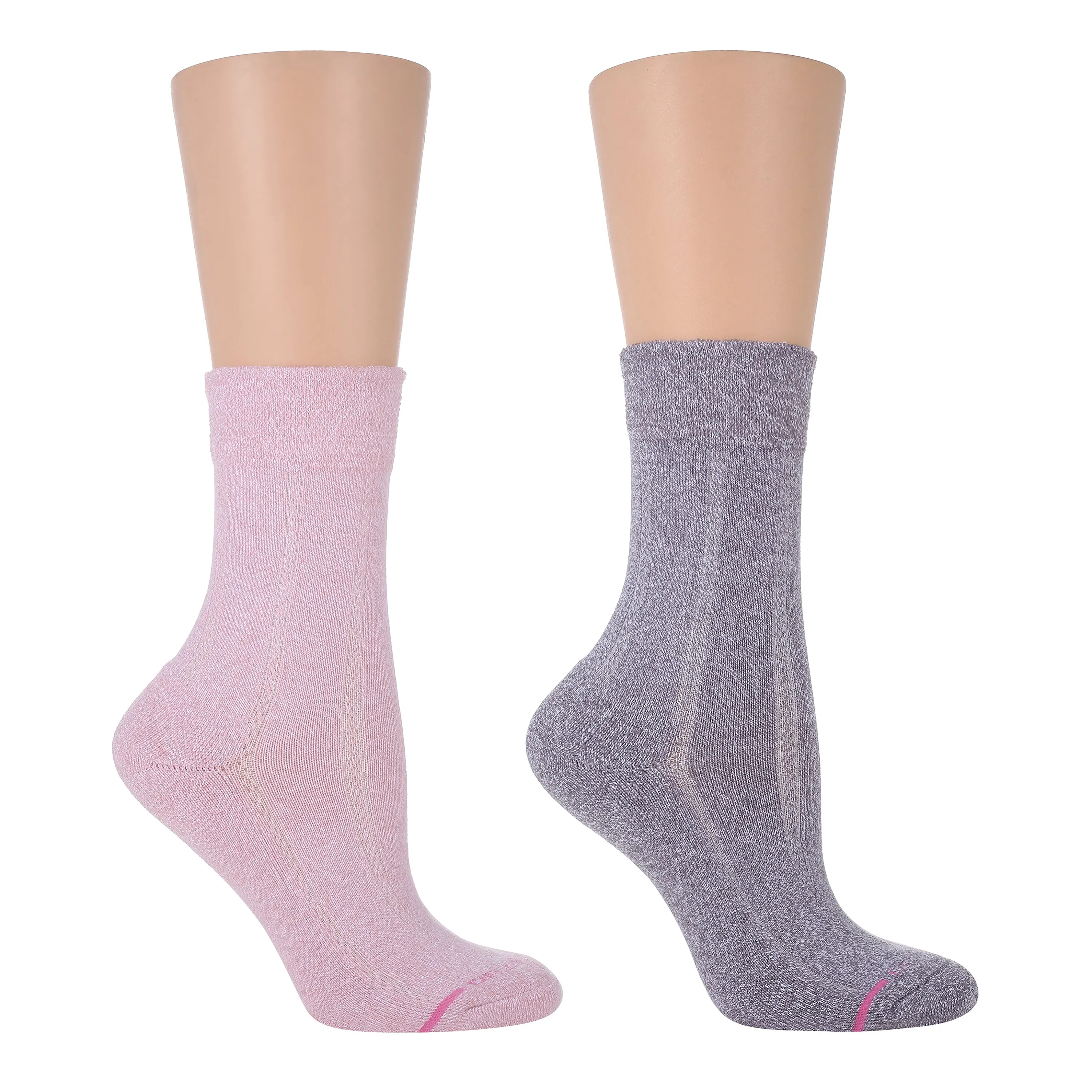 Texture Column | Diabetic Half-Cushion Socks For Women