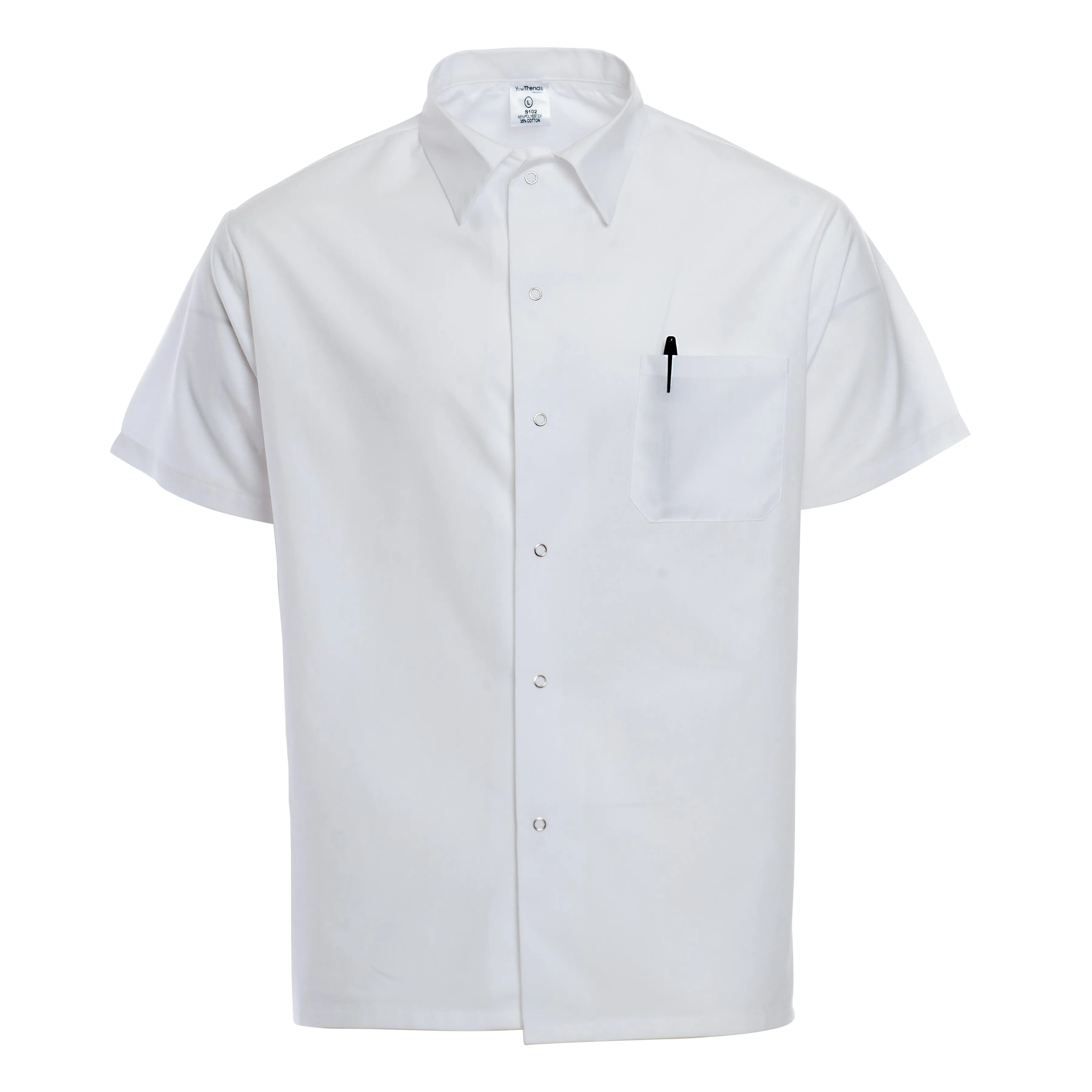 White Chef Duds Basic Cook Shirt 501