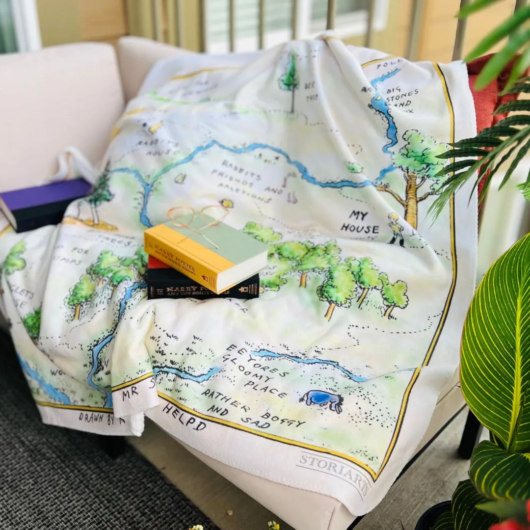 Winnie-the-Pooh Sherpa Fleece Book Blanket