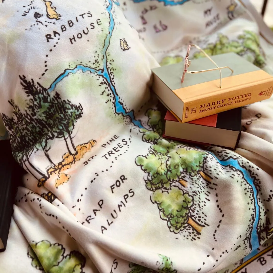 Winnie-the-Pooh Sherpa Fleece Book Blanket