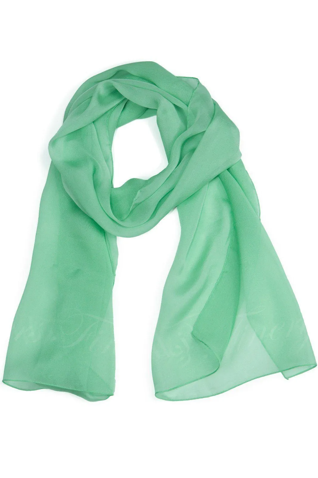 Women's 100% Italian Silk Chiffon Scarf